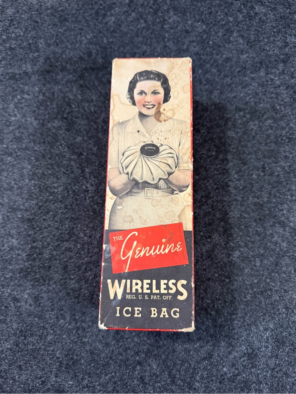Wireless Ice Bag Vintage-Style Home Health Product - Red/Black